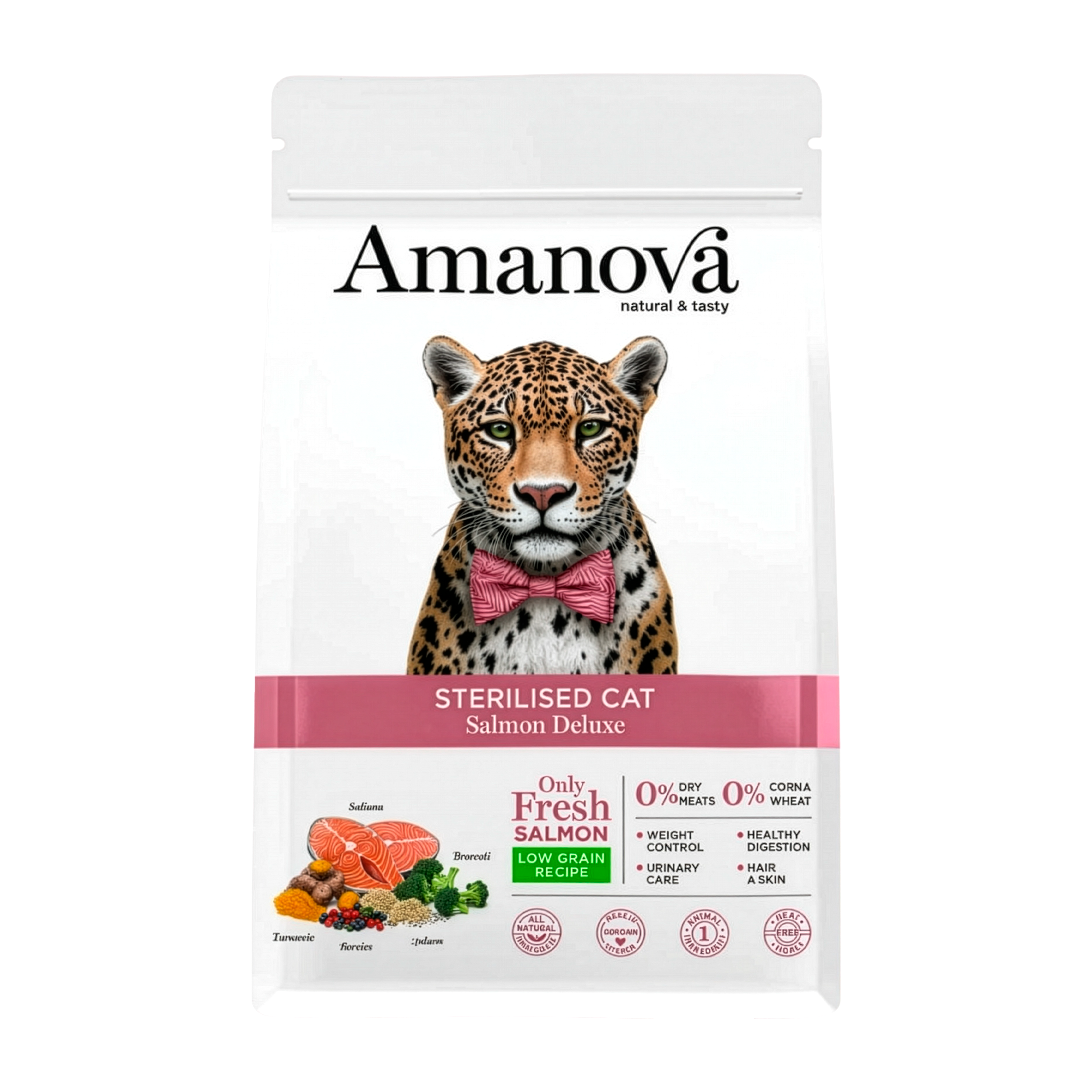 AMANOVA STERILIZED CAT SALMON DELUXE 6kg