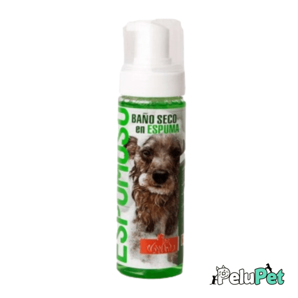 SHAMPOO ESPUMOSO PARA BAÑO EN SECO-PERROS 250ML